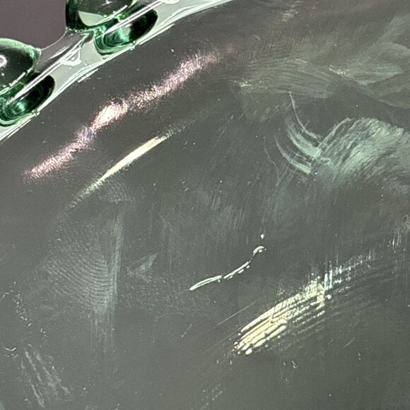 Candlewick Clear Green Glass Vintage Divided Serving Relish Dish Tray 8” - Picture 4 of 7